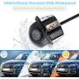 Car Rear View Camera, 20mm HD CCD Backup Camera, Waterproof Reverse Camera with Parking Assist Line Mirror Image Night Vision Parking Camera for 12V Car Pickup Mini-Truck RV SUV Minivan Camper