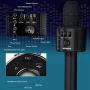 BONAOK Wireless Bluetooth Karaoke Microphone,3-in-1 Portable Handheld Karaoke Mic Speaker Machine Birthday Home Party for Android/iPhone/PC or All Smartphone (Q37 Black)