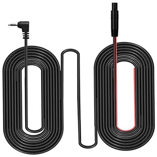 4 Pin Dash Cam Cable,33 Ft 2.5mm Male to 4 Pin Backup Camera Cord,Dash Cam Rear View Camera Ultra Long Cable with Reverse Trigger Wire Fit for Pick-up Trucks,Trailer,RV,SUV,Bus,Farm Machine,etc.