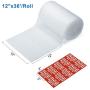 Metronic Bubble Cushioning Wrap Roll 12x72 FT Bubble Roll- Perforated 12×12'', 2 Rolls Air Bubble Cushioning Roll, 20 Fragile Sticker Labels,Moving Supplies Cushioning Wrap for Packing Shipping Boxes