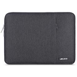 MOSISO Laptop Sleeve Bag Compatible with 13-13.3 inch MacBook Pro, MacBook Air, Notebook Computer, Water Repellent Polyester Vertical Protective Case with Pocket, Space Gray
