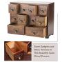 Primo Supply Traditional Solid Wood Small Chinese Medicine Cabinet l Vintage and Retro Look with Great Storage Apothecary Drawer Herbal Dresser l Great for Modern Gear | Wide - NO Assembly Required