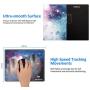 VicTsing Gaming Mouse Pad with Stitched Edges, Premium-Textured Mouse Mat Pad, Non-Slip Rubber Base Mousepad for Laptop, Computer & PC, 10.2×8.3×0.08 inches, Galaxy