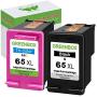 GREENBOX Remanufactured Ink Cartridge 65 Replacement for HP 65XL 65 XL N9K04AN for HP Envy 5055 5052 5058 DeskJet 3755 2655 3720 3721 3722 3723 3752 3730 3758 2652 2624 2622 (1 Black 1 Tri-Color)