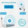 1080P Wireless Security Camera System,SAFEVANT 8 Channel Outdoor Indoor Wireless NVR Systems 8PCS 2MP Home Surveillance IP Cameras Night Vision Motion Detection