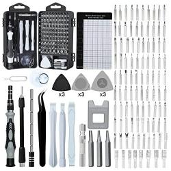 E·Durable Precision Screwdriver Set, 122 in 1 Electronic Tool kit with Case for Eyeglasses Watch iPhone Nintendo Switch Camera Computer Repair Kit