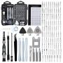 E·Durable Precision Screwdriver Set, 122 in 1 Electronic Tool kit with Case for Eyeglasses Watch iPhone Nintendo Switch Camera Computer Repair Kit