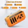 【2021 Newest】 Emergency Radio, 5000mAh Hand Crank Solar Weather Radio, NOAA/AM/FM Portable Radio with LED Flashlight&Reading Lamp, USB Cell Phone Power Charger, SOS Alarm for Home, Camping&Survival