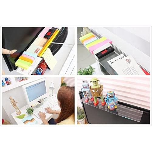 Excelity Fashion Computer Monitor Organizer Rack Transparent Message Board Sticky Board