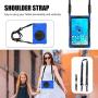 Case for Lenovo Tab M8 HD 8.0 inch Tablet TB-8505F TB-8505X TB-8505 | Herize Full Body High Impact Resistant Kidsproof Drop Protection Silicone Case W/ Hand Strap for Lenovo Smart Tab M8 | Blue