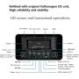 KEiiD CD Player for Home with Bluetooth Stereo System Wooden Desktop Speakers FM Radio USB SD AUX Remote Control, 28 Inch Long 20 Pounds Weight