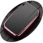 Royalfox(TM) 5 Buttons Full TPU Smart keyless Entry Remote Key Fob case Cover for Land Rover Defender Discovery Sport LR3 LR4 Range Rover Sport Evoque Velar,Jaguar XF XJ XJL XE F-PACE (Pink/Black)