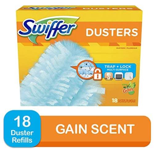 Swiffer 180 Dusters, Multi Surface Refills with Gain Scent, 18 Count