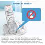 VTECH VS112-27 DECT 6.0 Bluetooth 2 Handset Cordless Phone for Home with Answering Machine, Call Blocking, Caller ID, Intercom and Connect to Cell (Silver & White)
