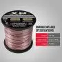 Monster XP Speaker Wire Copper Cable Spool, 14 AWG, 50 ft