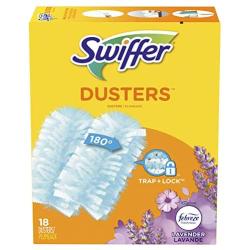 Swiffer 180 Dusters, Multi Surface Refills with Febreze Lavender, 18 Count