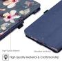 Fintie Folio Case for Samsung Galaxy Tab A 8.0 2019 Without S Pen Model (SM-T290 Wi-Fi, SM-T295 LTE), [Corner Protection] Slim Fit Premium Vegan Leather Stand Cover, Blooming Hibiscus