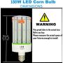 150W E39 Large Mogul Base led bulb, Led Corn Cob Light Bulb, (600-800W MH/HPS Replace) Indoor Outdoor Lighting for Garage Warehouse High Bay Parking Lot Wall Pack