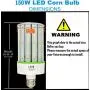 150W E39 Large Mogul Base led bulb, Led Corn Cob Light Bulb, (600-800W MH/HPS Replace) Indoor Outdoor Lighting for Garage Warehouse High Bay Parking Lot Wall Pack