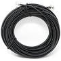 Black 100 FT. Phone Telephone Extension Cord Cable Line Wire