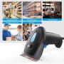 Gemeita 2D Barcode Scanner Capture Barcodes from Screen, Handheld USB Bar Code Reader for Supermarket, Warehouse, Store