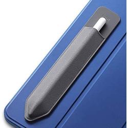 ESR Pencil Holder Compatible with Pencil (1st and 2nd Gen), Elastic Pocket [Stylus Pens Protected and Safe] Pouch Adhesive Sleeve Attached to Case for Stylus Pens - Dark Grey