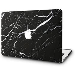 KECC Laptop Case Compatible with MacBook Pro 13'' (2021/2020/2019/2018/2017/2016) Plastic Hard Shell Cover A2338 M1 A2289 A2251 A2159 A1989 A1706 A1708 Touch Bar (Black Marble 2)
