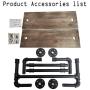 Industrial Pipe Shelf,24'' Metal Towel Racks for Bathroom,2 Tiered Industrial Pipe Floating Shelves Shelving,Rustic Wood Wall Mount Shelf with Towel Bar,Iron Towel Holder