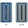 ElectroCookie Solderable Breadboard PCB Board for Electronics Projects Compatible for DIY Arduino Soldering Projects, Gold-Plated (5 Pack + 1 Mini Board, Blue)