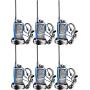 Arcshell Rechargeable Long Range Two-Way Radios with Earpiece 6 Pack UHF 400.025-469.975Mhz Walkie Talkies Li-ion Battery and Charger Included