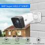 Hiseeu 5MP PoE Security Camera System,8CH PoE NVR with Face Detect,1TB Hard Drive, 4Pcs 5MP IP Outdoor Security Camera,1-Way Audio,H.265+ Wired Home Surveillance Kit No Monthly Fee