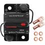 Erayco 200 Amp Circuit Breaker with Manual Reset for Car Marine Trolling Motors Boat ATV Manual Power Protect for Audio System Fuse, 12V-48VDC, Waterproof (200A)