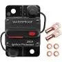Erayco 200 Amp Circuit Breaker with Manual Reset for Car Marine Trolling Motors Boat ATV Manual Power Protect for Audio System Fuse, 12V-48VDC, Waterproof (200A)