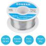 SONEAK 60/40 Tin Lead Solder With Rosin Core For Electrical Soldering 1.0mm 50g