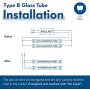 Hyperikon 2 Foot LED Tube, Glass T8 T10 T12, 10W=32W, Single End Ballast Bypass, Frosted Lens, UL, DLC, Crystal White, 25 Pack