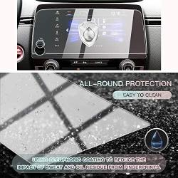 2021 Updated CDEFG Car Navigation Screen Protector for 2018 2019 2020 2021 CRV CR-V EX EX-L Touring, Tempered Glass Center Touch Display HD Scratch Resistance (7-Inch) (Clear)