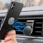 2-Pack!! Magnetic Car Holder Clip for Smartphones 360 Degree Rotation Air Vent Magnetic Phone Holder Mount. Easy Clip on with a Strong Magnetic Hold. JHR Products (Silver)