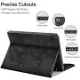 Keyboard Case for iPad 10.2 8th 7th Generation - JUQITECH Smart Case with Wireless Keyboard iPad 10.2'' 8th 2020 7th 2019 Slim Tablet Detachable Bluetooth Keyboard Stand Cover with Pencil Holder, Black