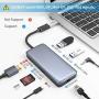 [10Gbps] USB to USB C Adapter (2 Pack) - XAOSUN USB-A to USB-C Adapter - Support One-Sided Superfast Data Transmission & 100W Fast Charging - Compatible with Laptops, PC, Chargers, Oculus Quest Link