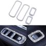 Pursuestar 4Pcs/Set Bling Bling Crystal Car Window Lift Button Frame Cover Interior Trim Sticker Decals for Mercedes Benz 2019 2020 A B Class 2020 GLB GLA CLA
