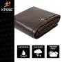 4 x 20 Super Heavy Duty 16 Mil Brown Poly Tarp Cover - Thick Waterproof, UV Resistant, Rot, Rip and Tear Proof Tarpaulin with Grommets and Reinforced Edges - by Xpose Safety