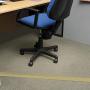 D-Line 6 Foot Floor Cord Cover, Cable Protector, CC-3, Protect Cords and Prevent Trip Hazards, Beige