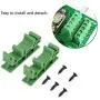 PCB Brackets, PCB Circuit Board Bracket, KPRH-175 PCB Rail Adapter Circuit Board Mounting Bracket Holder Carrier for Electronic Switching Devices, Pack of 10 Fit for mounting DIN C45 rail mounting PCB Brackets, PCB Circuit Board Bracket, KPRH-175 PCB Rail Adapter Circuit Board Mounting Bracket Holder Carrier for Electronic Switching Devices, Pack of 10 Fit for mounting DIN C45 rail mounting