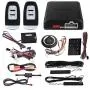 EASYGUARD EC002-NS PKE Passive Keyless Entry Car Alarm System Remote Start Starter Push Start Stop Button Touch Password Entry Shock Sensor Alarm