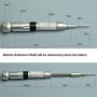 Nanch Small Precision Screwdriver Set,Professional Repair Toolkit with Build-in Extension Rod Handle and 22 High Strength Alloy S2 Bits.