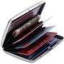RFID Stainless Steel Wallet Credit Card Holder- Prevent Electronic Credit Card Scan Theft - Cool Slim Design for Men & Women