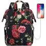 Laptop Backpack,15.6 Inch Stylish College School Backpack with USB Port Charging, Water Resistant Casual Daypack Laptop Backpack for Women/Girls/Business/Travel (Flower3) Laptop Backpack,15.6 Inch Stylish College School Backpack with USB Port Charging, Water Resistant Casual Daypack Laptop Backpack for Women/Girls/Business/Travel (Flower3)