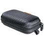 GLCON Rectangle Shaped Portable Protection Hard EVA Case,Mesh Inner Pocket,Zipper Enclosure Durable Exterior,Lightweight Universal Carrying Bag Wired/Bluetooth Headset Charger Change Purse (Black)