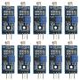 XLX 10PCS Photosensitive Sensor Module Digital Light Intensity Detection Photosensitive Resistor Module High Power High Efficiency Digital Measurement Electronic Practice DIY