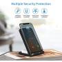 2 in 1 Wireless Charger,FDGAO 15W Fast Qi Wireless Charger Stand Compatible with iPhone 11/12/XR/XS/X/8/Airpods;Upright Wireless Charging Dock for Samsung Galaxy S20/S10/Note 20/Samsung Galaxy Buds